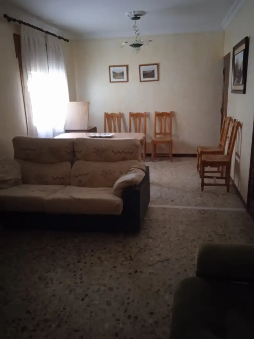 Sala d'estar de Casa adosada en venda en Vinaceite amb Calefacció, Moblat i Forn