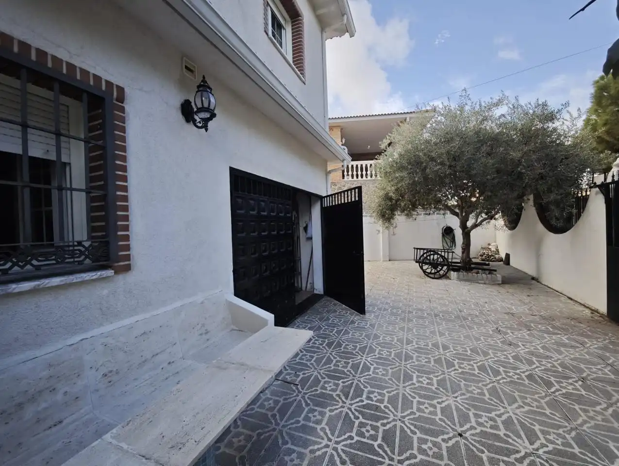 Terraza de Casa adosada en venta en El Álamo con Aire acondicionado, Calefacción y Jardín privado