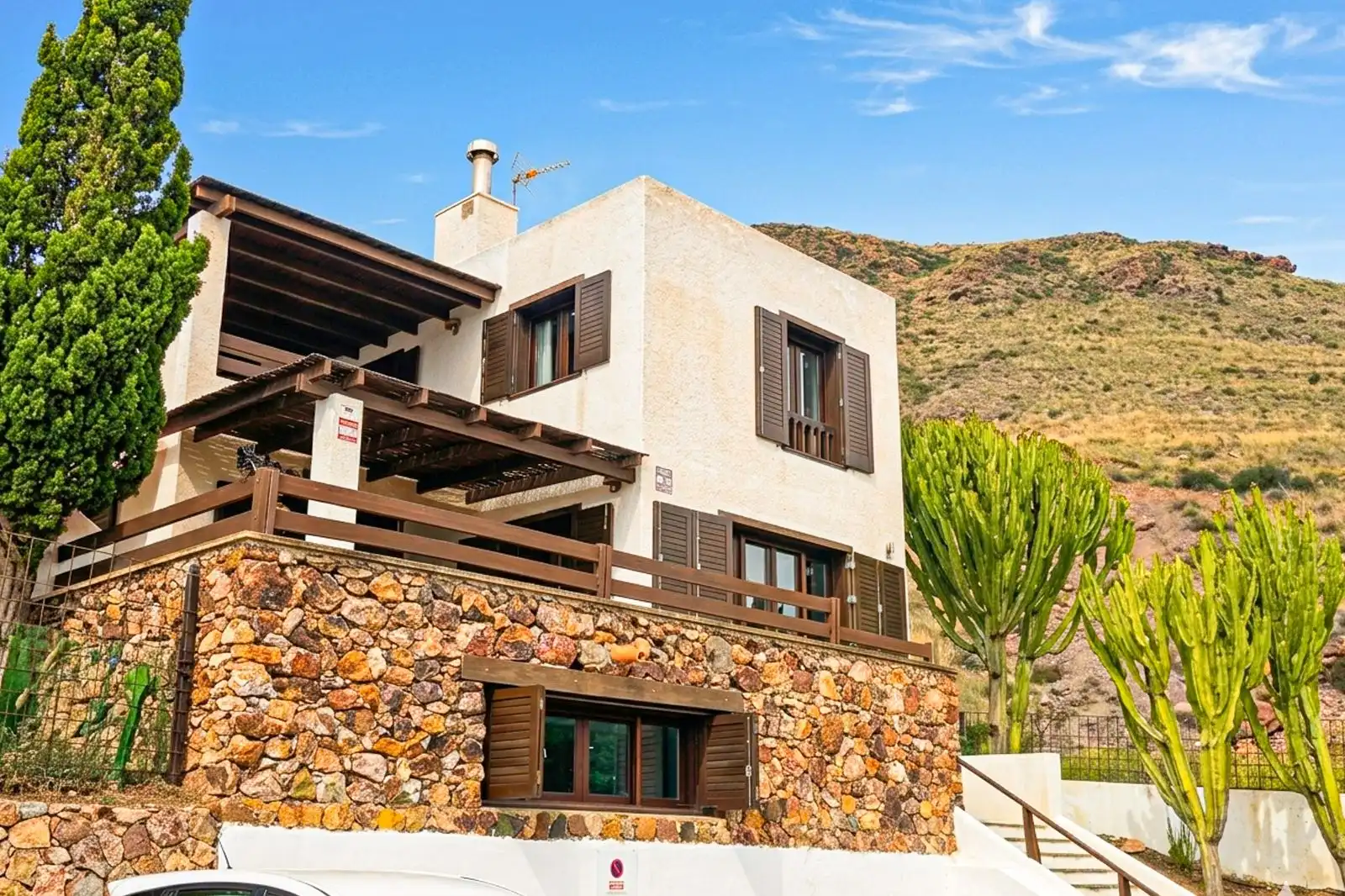 Vista exterior de Casa o chalet en venta en Níjar con Terraza, Trastero y Piscina
