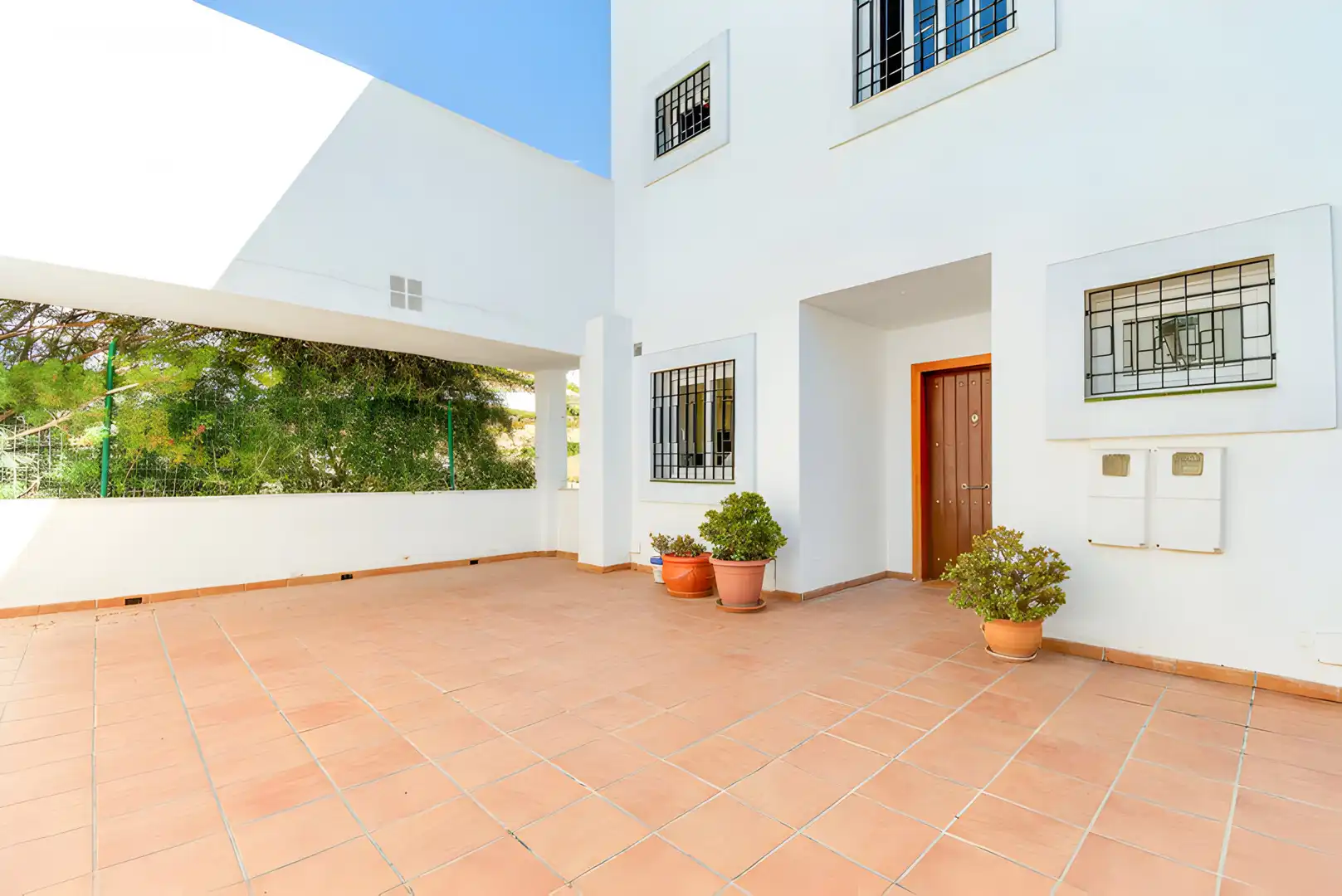 Exterior view of Detached homes for sale in Almería  with Air Conditioner, Terrace and Swimming Pool