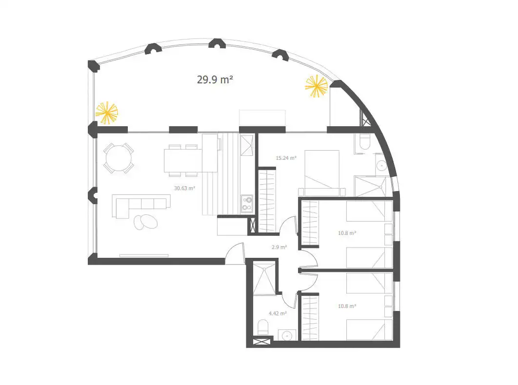 Apartment with terrace for sale in Plans - Gasparot, imagen 10