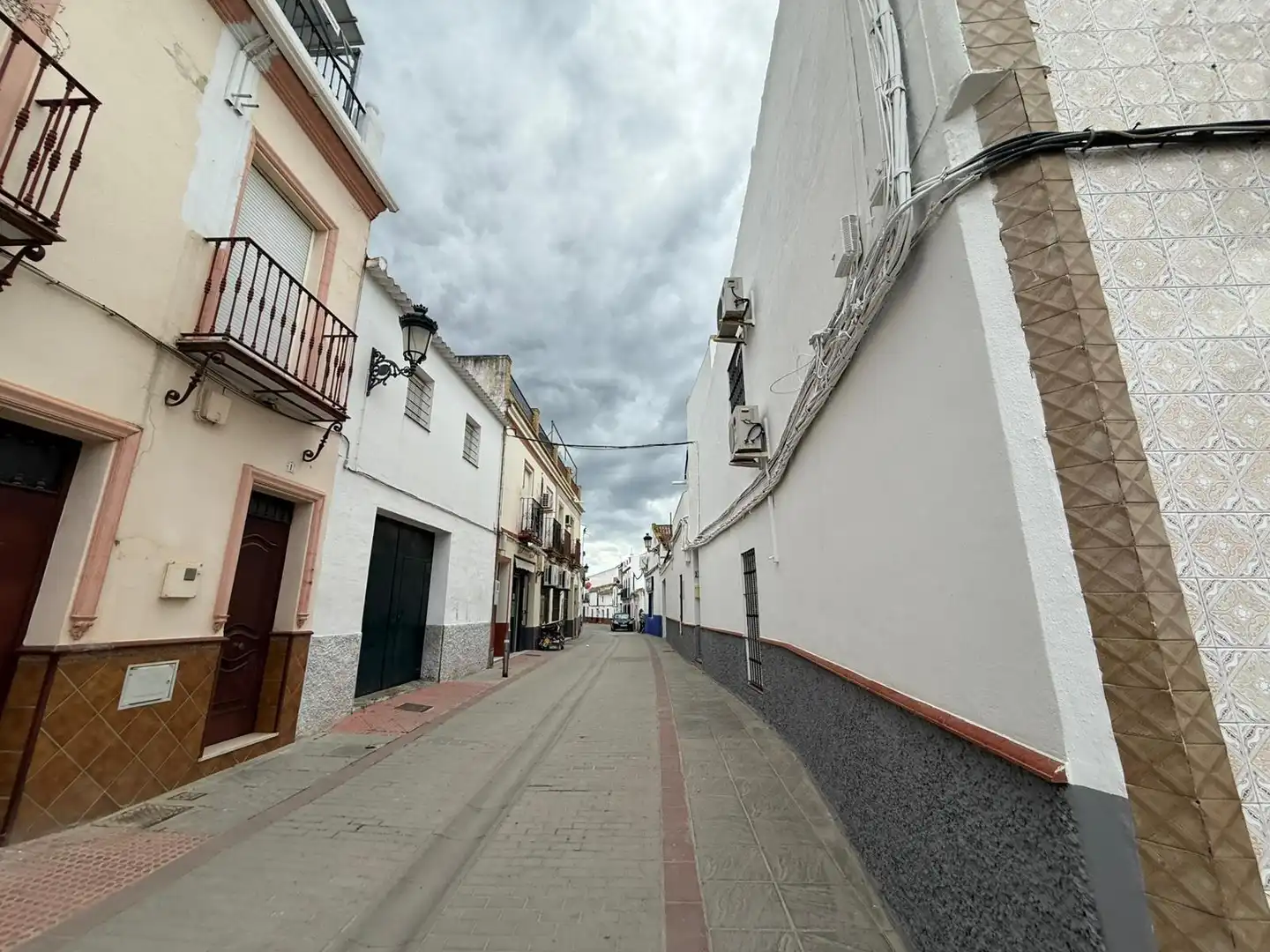 Exterior view of Detached homes for sale in Carrión de los Céspedes  with Terrace, Storage room and Swimming Pool