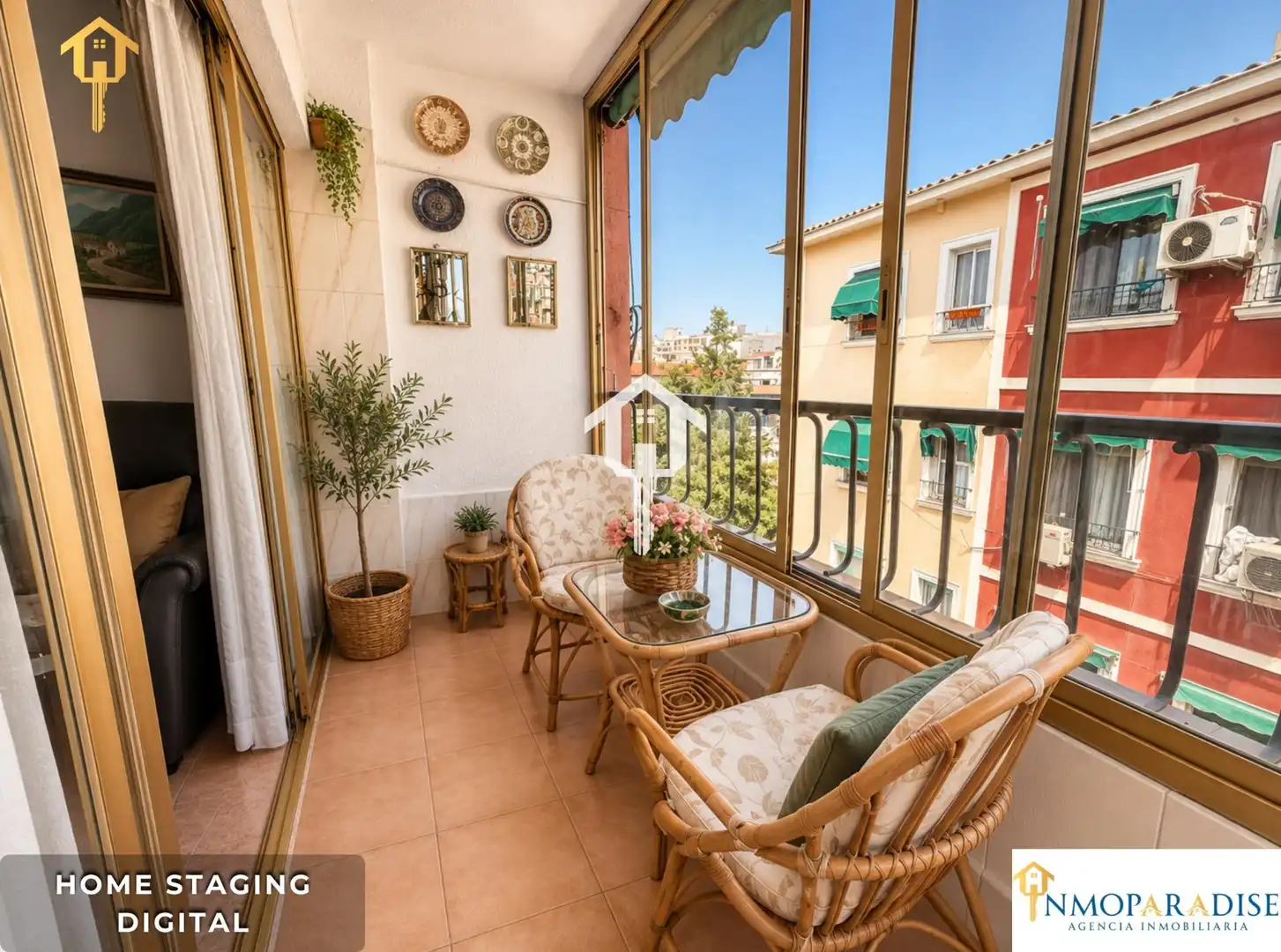 Terraza de Piso en venta en Alicante / Alacant con Aire acondicionado, Amueblado y Balcón