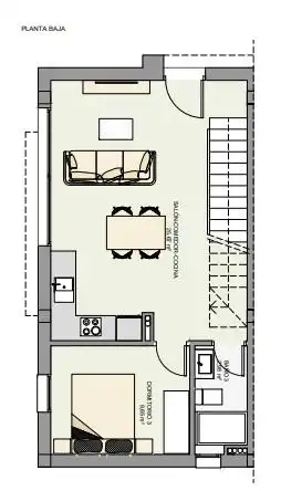 Bungalow amb piscina en venda a Gran Alacant, imagen 42