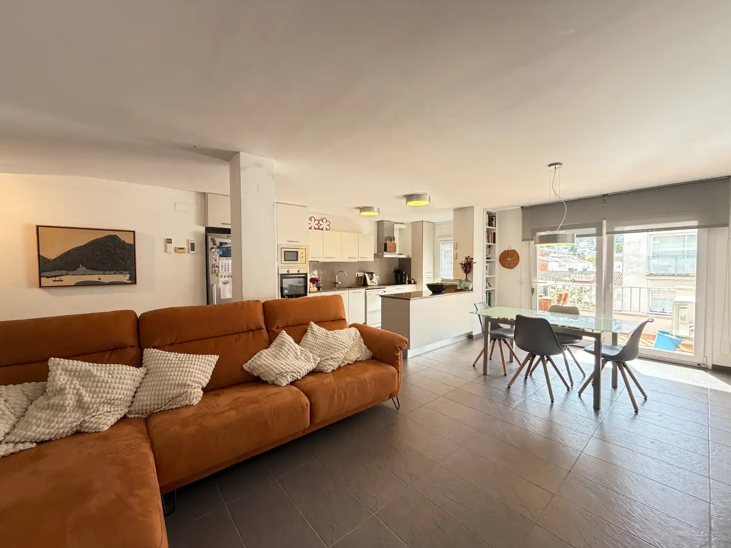 Living room of Apartments for sale in Roses  with Air Conditioner, Heating and Terrace