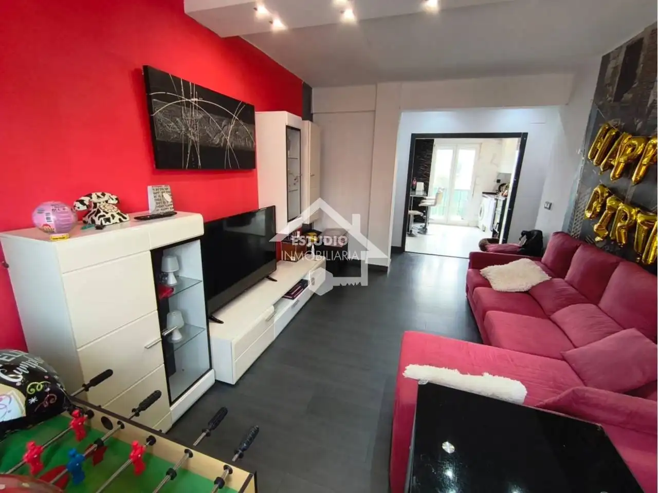 Sala de estar de Piso en venta en Fuenmayor con Calefacción, Terraza y Trastero