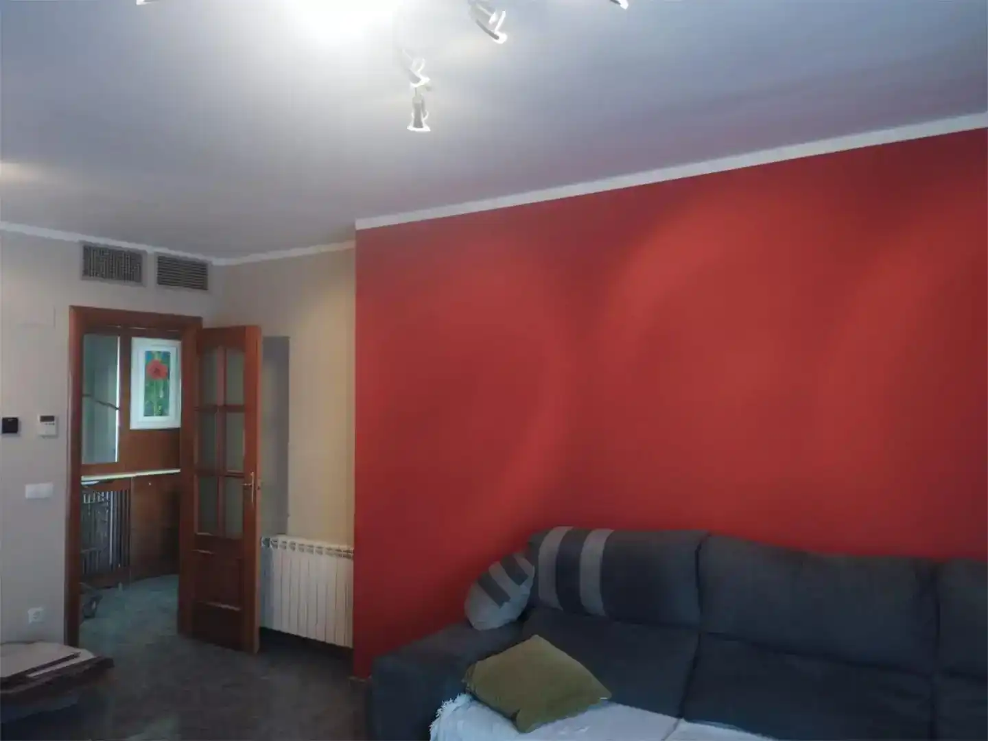 Sala d'estar de Pis en venda en Cariñena amb Aire condicionat i Balcó