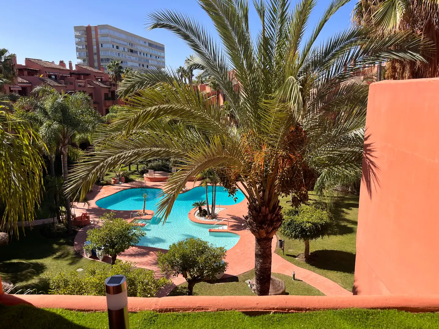 Swimming pool of Attic for rent in Marbella  with Air Conditioner, Heating and Terrace