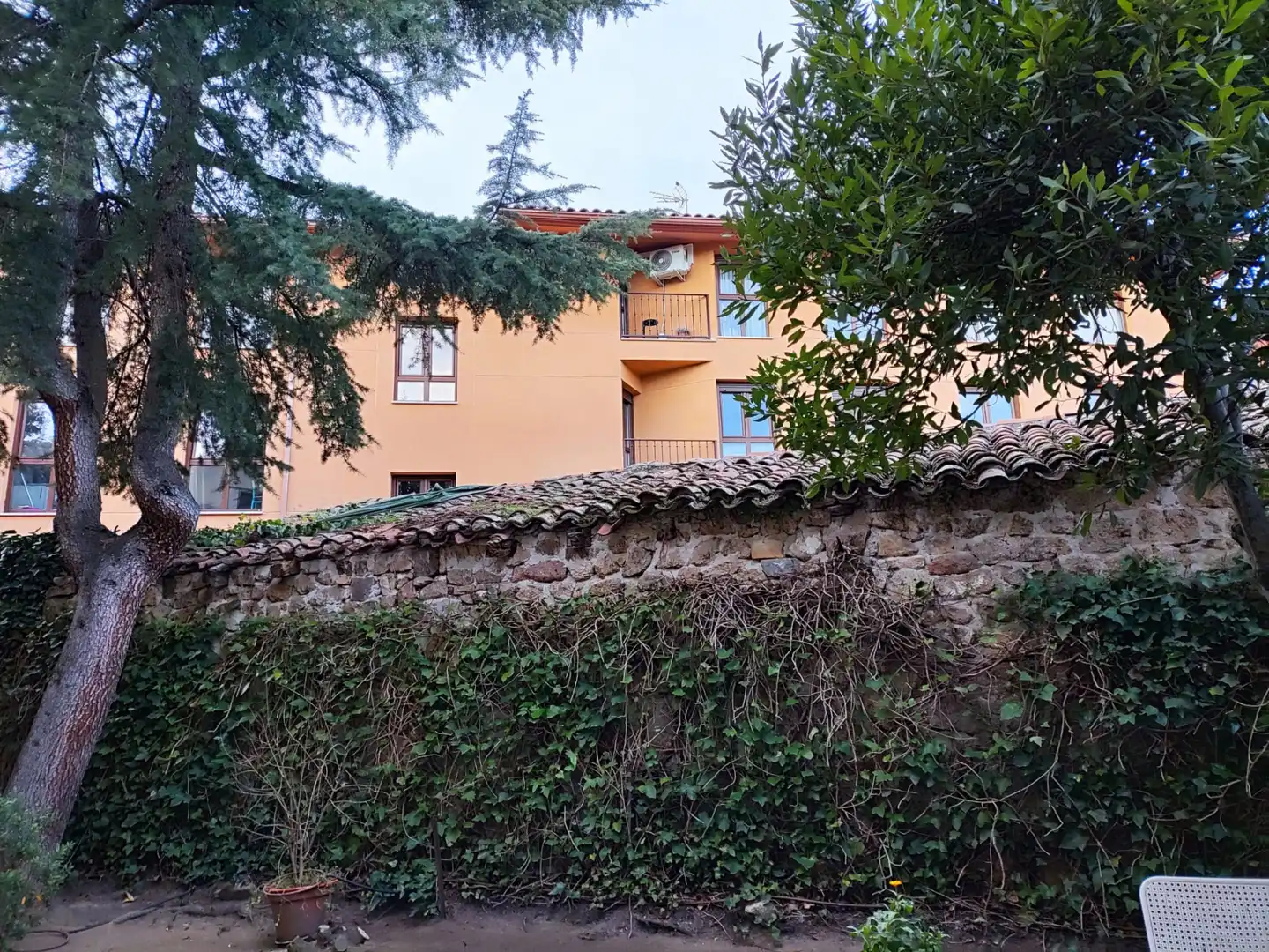 Exterior view of Detached homes for sale in Manzanares El Real  with Heating, Private garden and Terrace