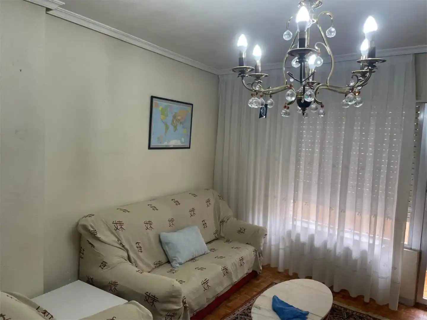 Wohnzimmer von Wohnung zur Miete in Palencia Capital mit Balkon