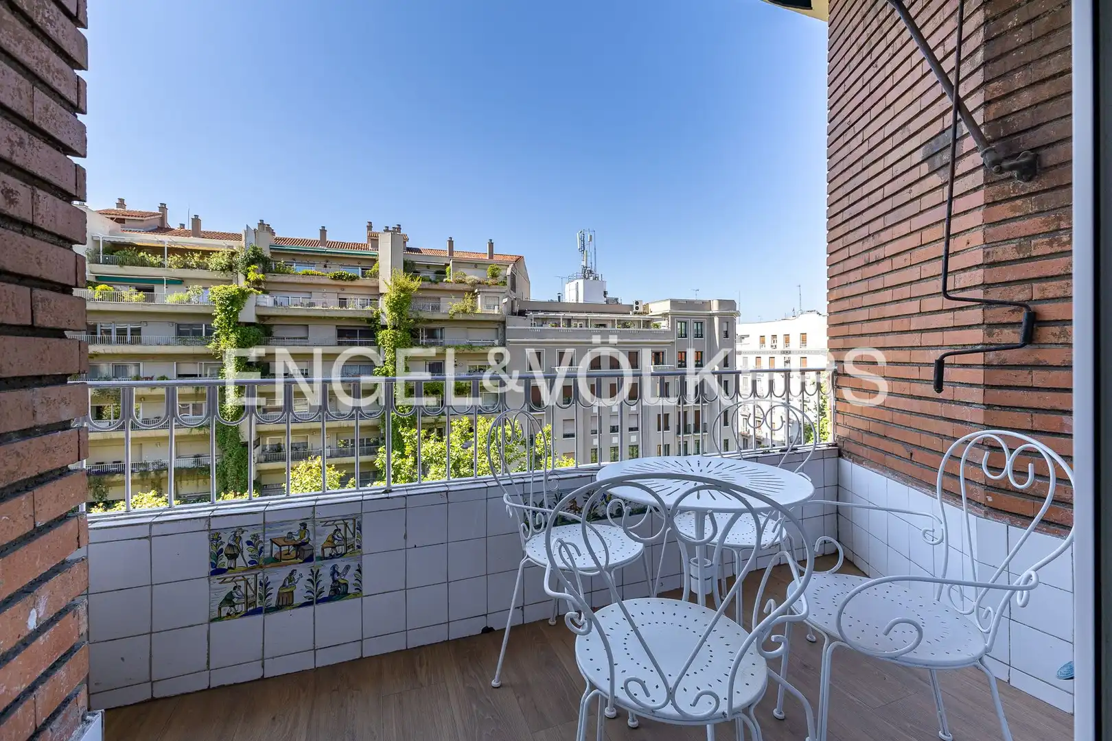 Terraza de Piso de alquiler en Madrid con Aire acondicionado, Calefacción y Terraza