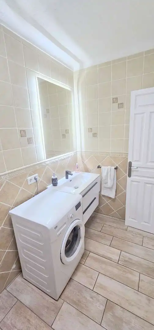 Baño de Planta baja de alquiler en Vélez-Málaga con Aire acondicionado, Terraza y Piscina