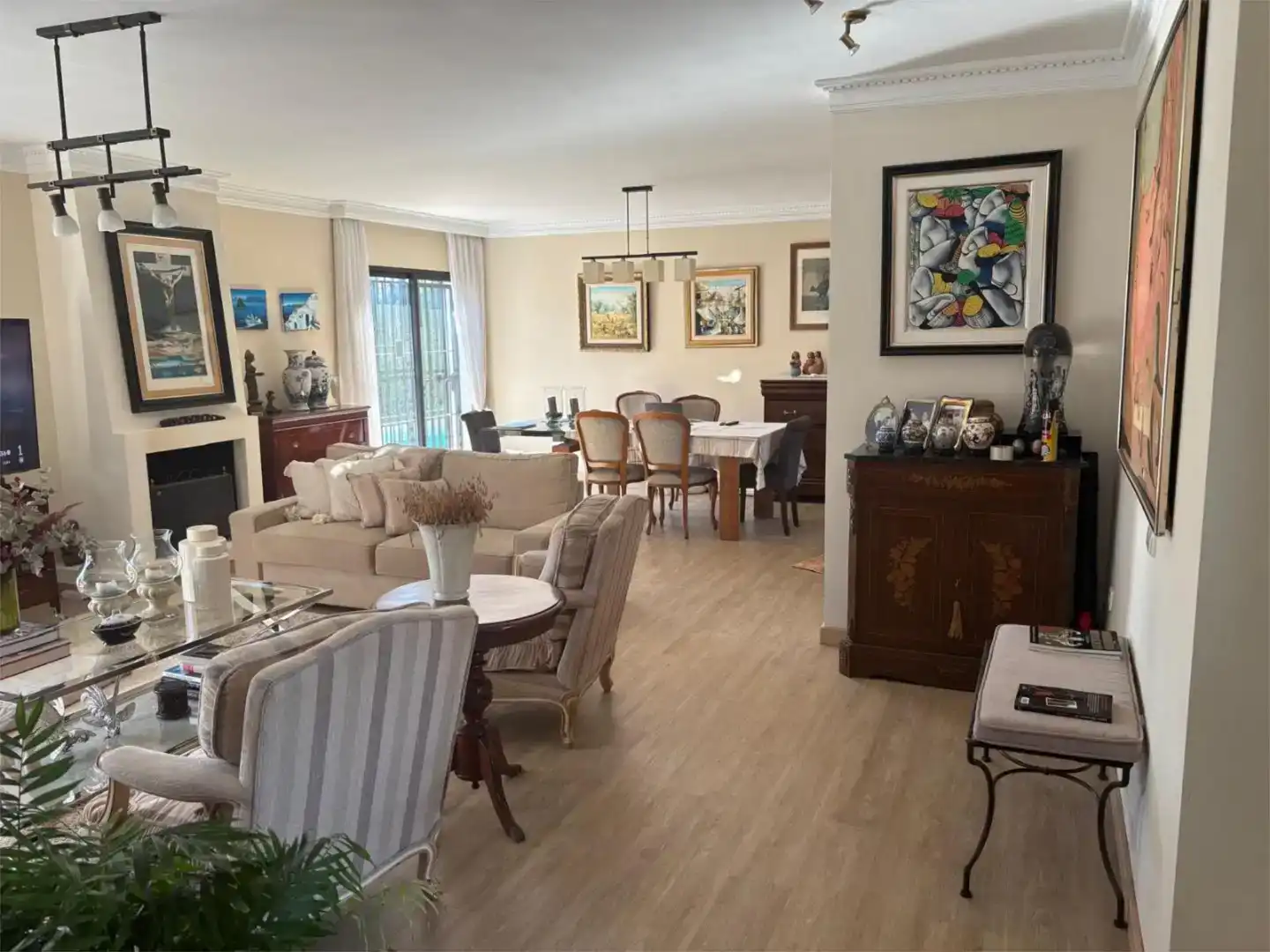 Dining room of Houses for sale in Marbella  with Private garden, Storage room and Swimming Pool