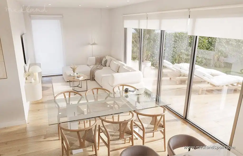 Sala de estar de Apartamento en venta en La Nucia con Aire acondicionado, Calefacción y Terraza