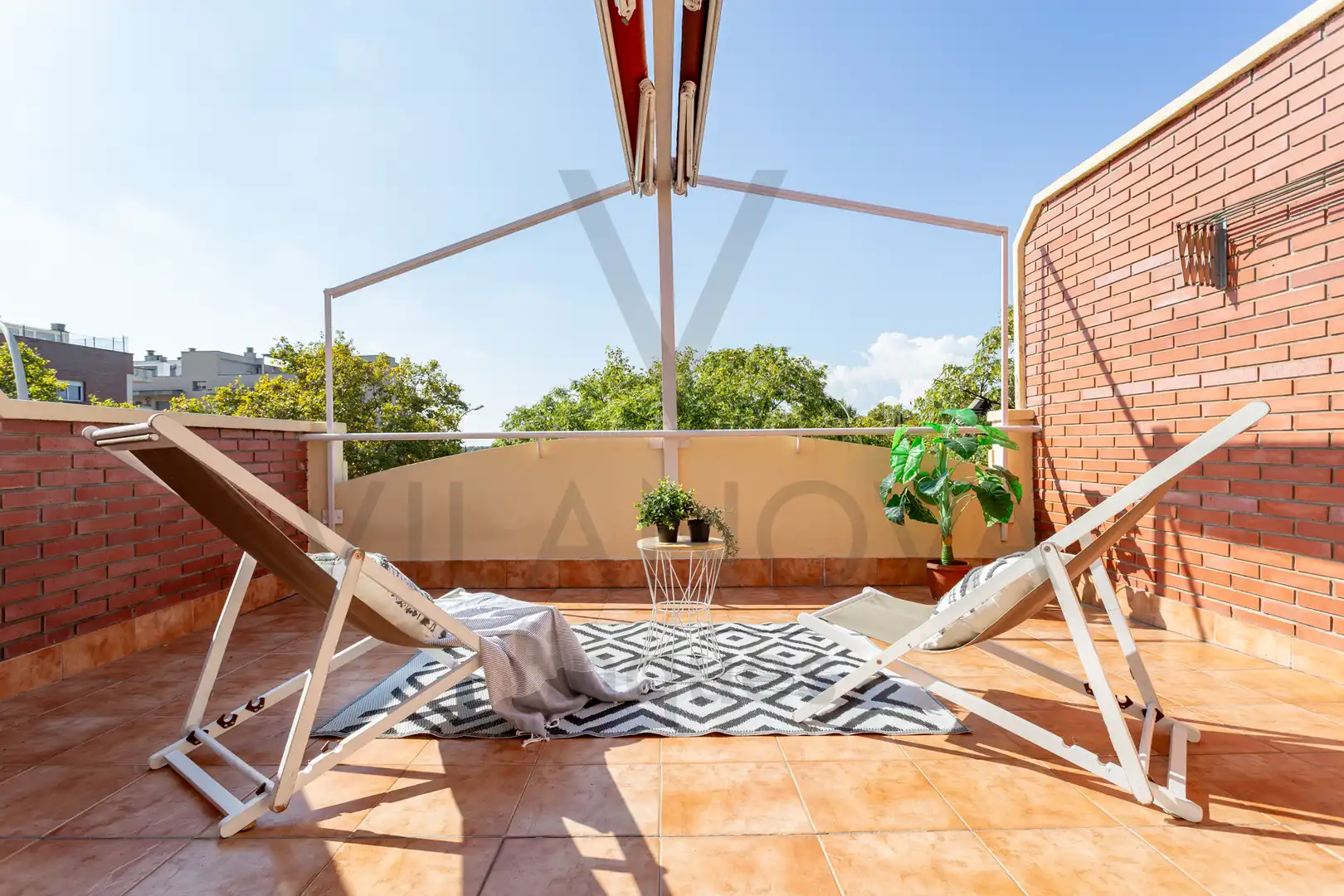 Terrasse von Einfamilien-Reihenhaus zum Verkauf in Reus mit Heizung, Privatgarten und Terrasse