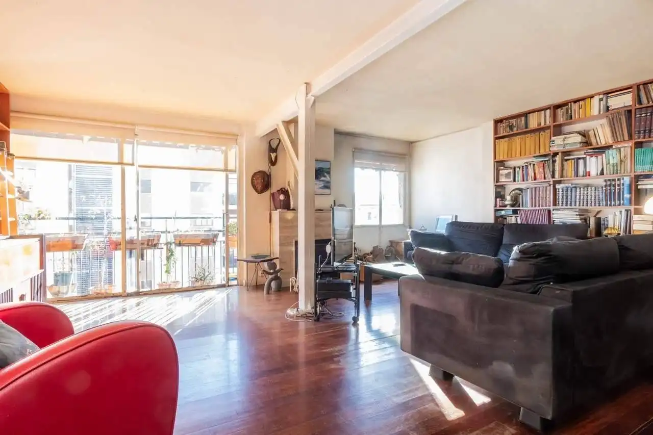 Living room of Flat for sale in Valencia  with Air Conditioner and Parquet flooring