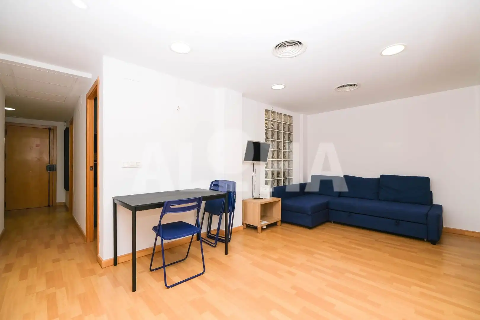 Sala d'estar de Apartament de lloguer en Valencia amb Aire condicionat, Calefacció i Moblat