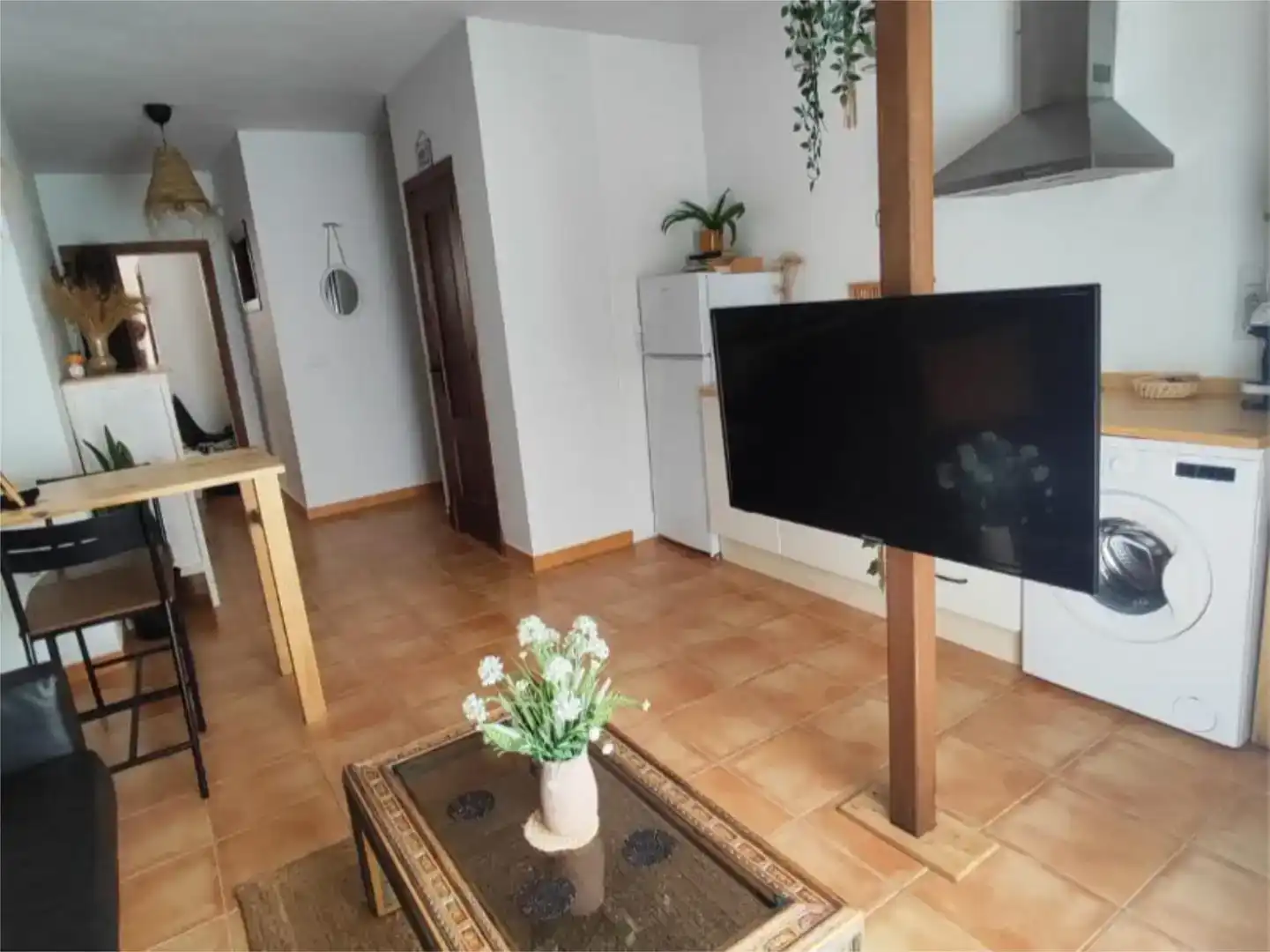 Living room of Flat for sale in El Bosque  with Air Conditioner and Balcony
