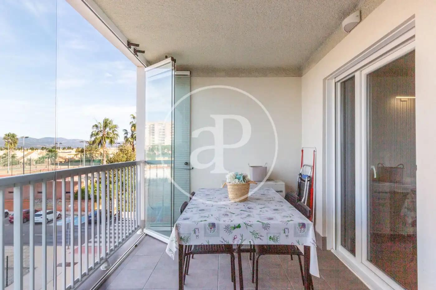 Terrasse von Wohnung zur Miete in Canet d'En Berenguer mit Klimaanlage, Heizung und Privatgarten
