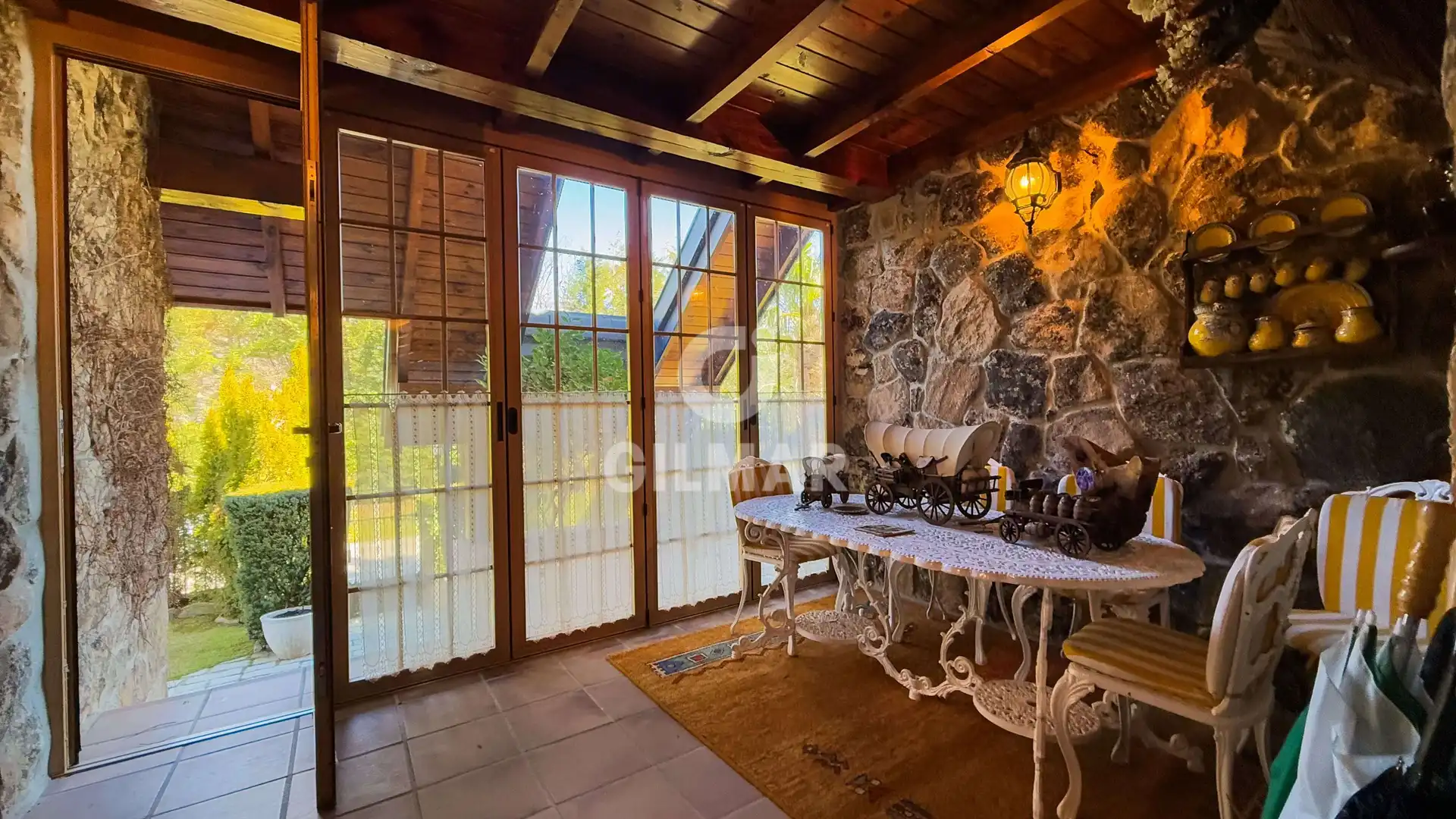 Jardí de Casa o xalet en venda en Navacerrada amb Calefacció, Jardí privat i Piscina