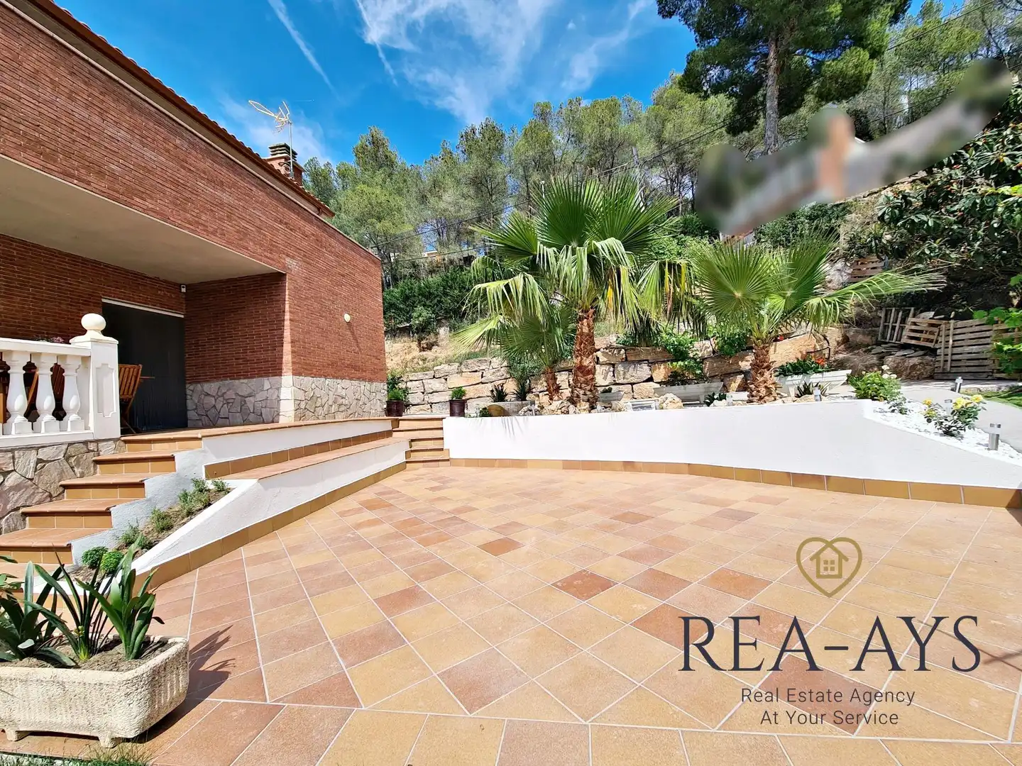 Terraza de Casa o chalet en venta en Cervelló con Aire acondicionado, Calefacción y Jardín privado