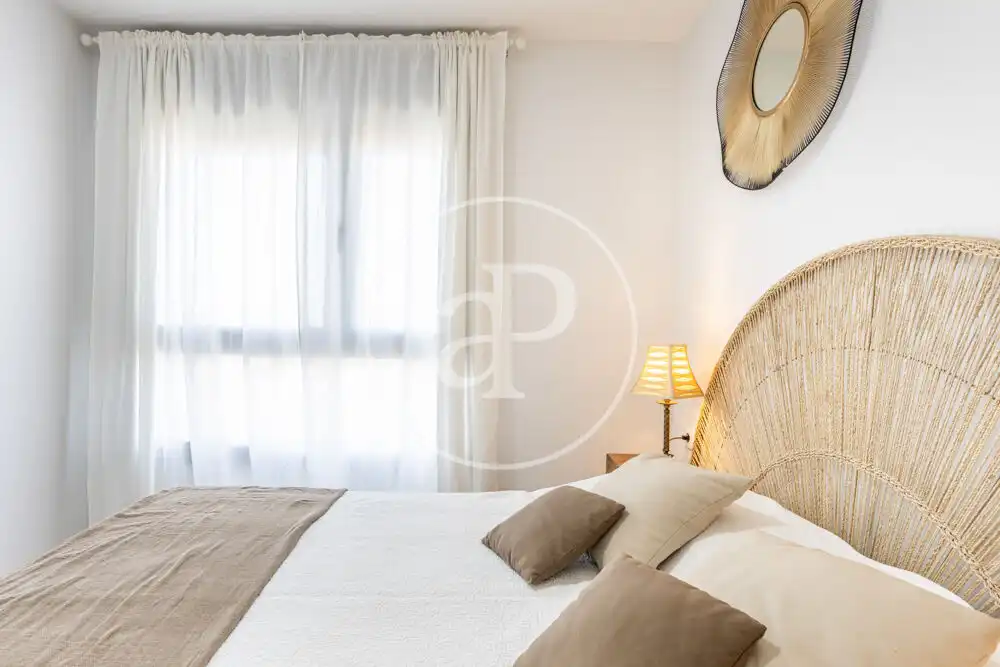 Bedroom of Flat for rent in Quart de Poblet  with Air Conditioner, Heating and Private garden