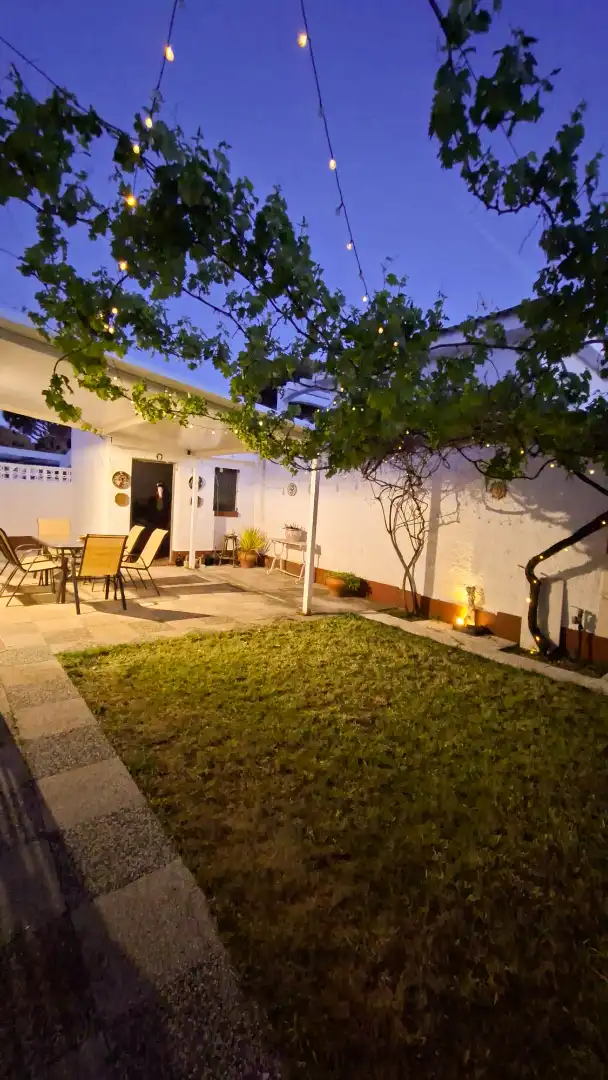 Terraza de Casa adosada de alquiler en Chiclana de la Frontera con Aire acondicionado, Jardín privado y Terraza