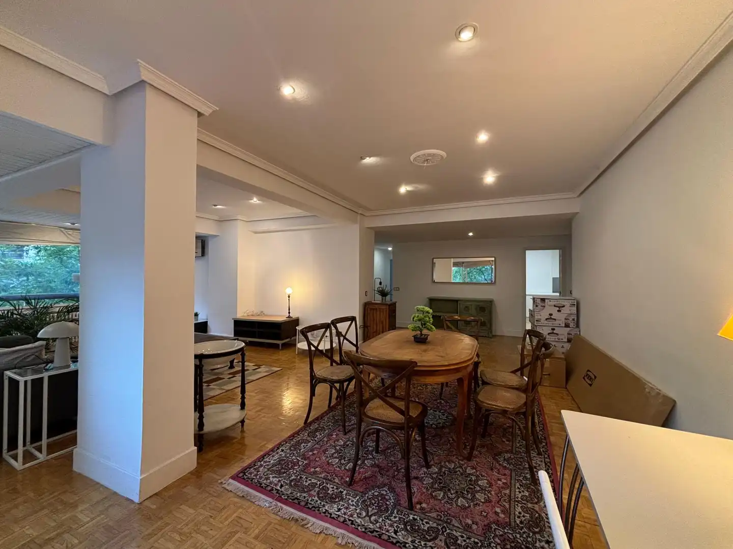 Esszimmer von Wohnung zur Miete in Madrid mit Klimaanlage, Heizung und Möbliert