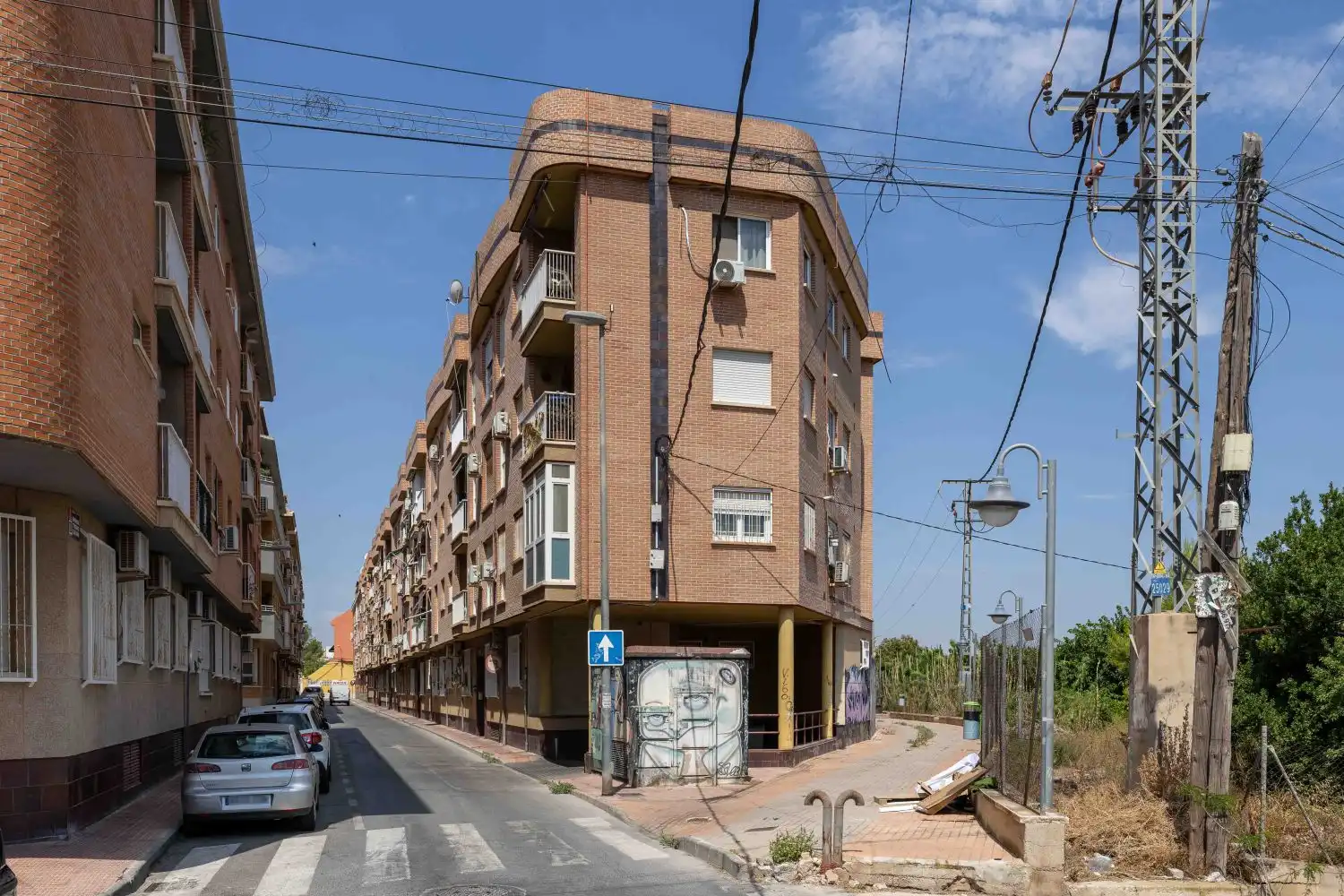 Vista exterior de Piso en venta en Murcia con Aire acondicionado