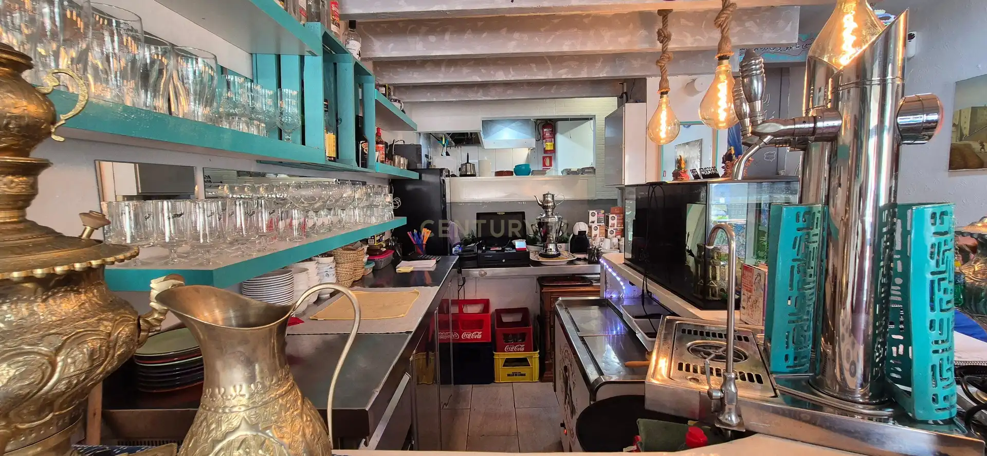 Cocina de Local en traspaso en Fuengirola con Aire acondicionado y Alarma