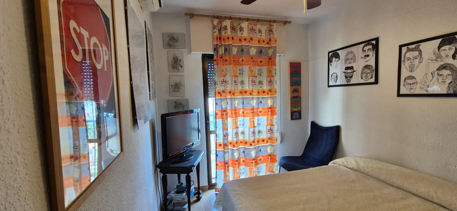 Habitación de Casa adosada en venta en Roquetas de Mar con Aire acondicionado, Terraza y Piscina