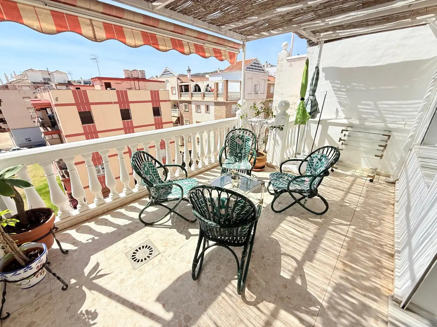 Terraza de Ático de alquiler en Rincón de la Victoria con Aire acondicionado, Terraza y Amueblado