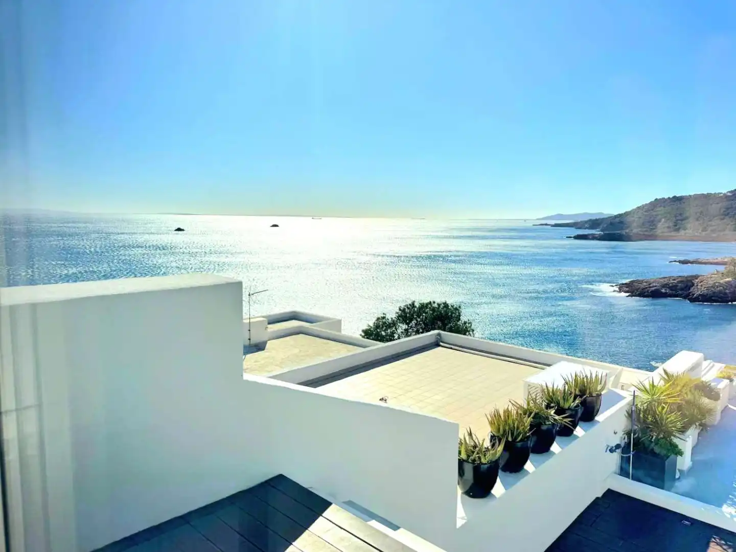 Exterior view of Duplexes for rent in Santa Eulària des Riu  with Air Conditioner, Heating and Terrace