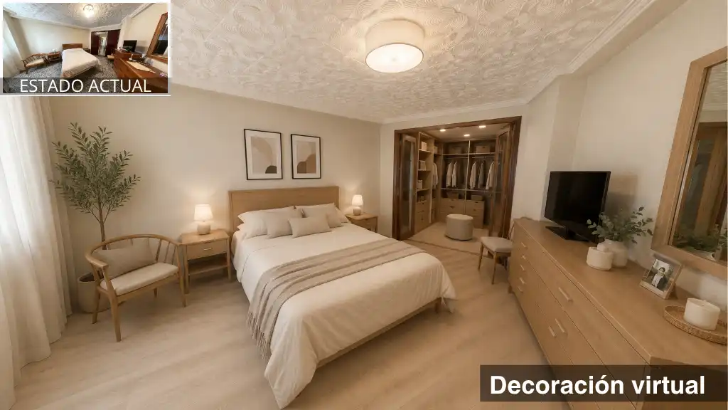 Bedroom of Flat for sale in Alicante / Alacant  with Air Conditioner, Heating and Furnished