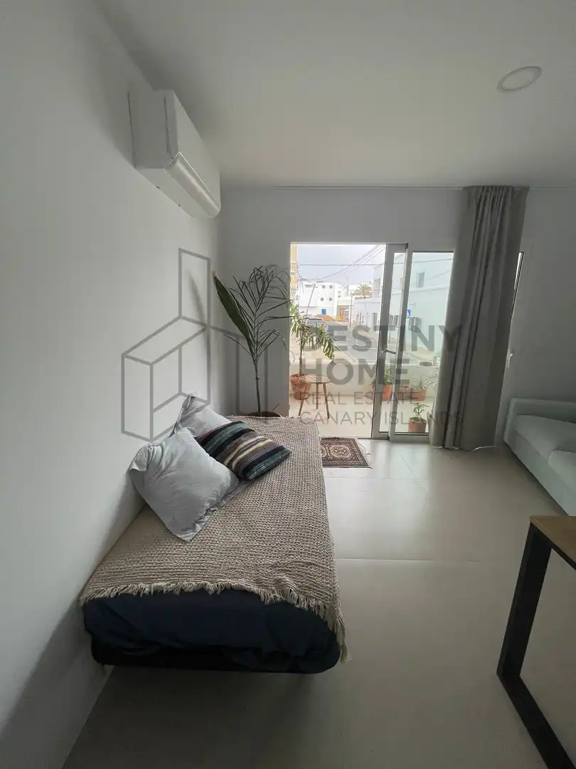 Terrasse von Maisonette zur Miete in La Oliva mit Haustiere erlaubt