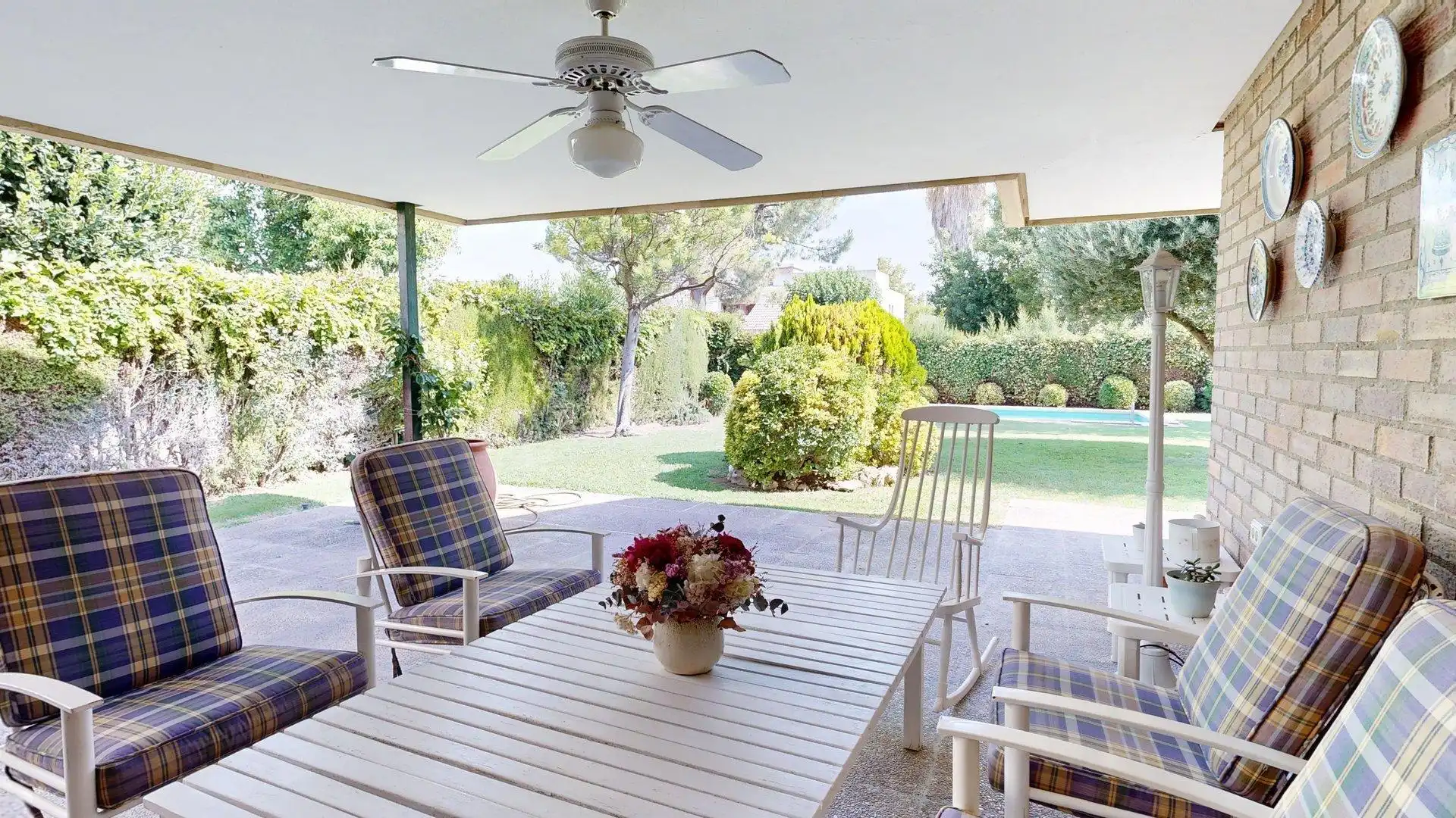 Terraza de Casa o chalet en venta en Zaragoza con Aire acondicionado, Calefacción y Jardín privado