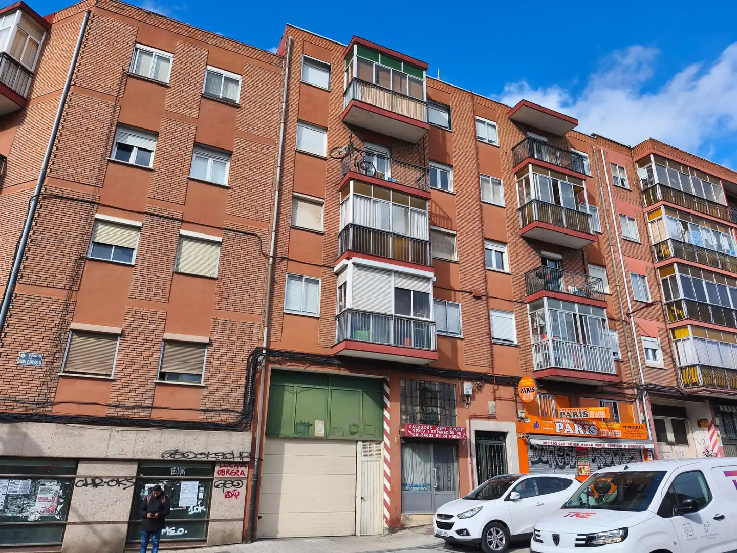 Vista exterior de Garatge en venda en Valladolid