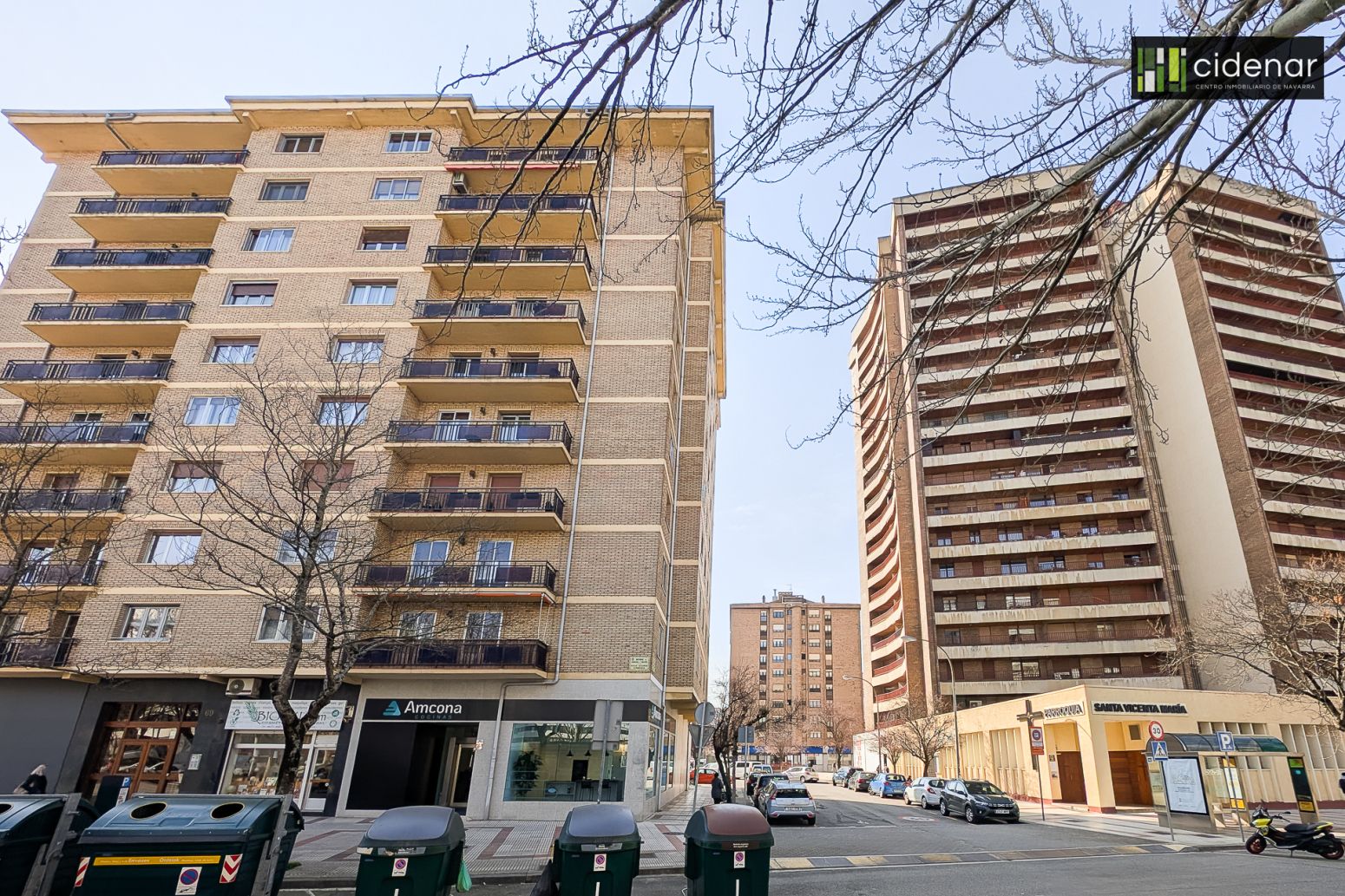 Exterior view of Flat for sale in  Pamplona / Iruña  with Heating, Parquet flooring and Terrace