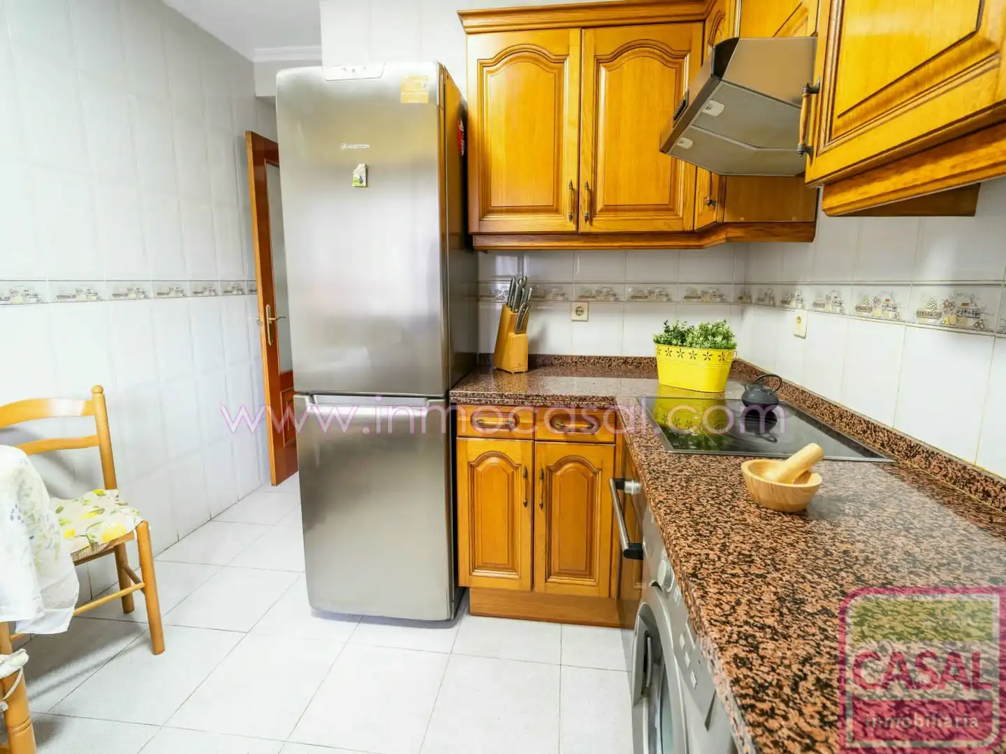 Cocina de Piso en venta en Castrillón con Calefacción, Terraza y Amueblado