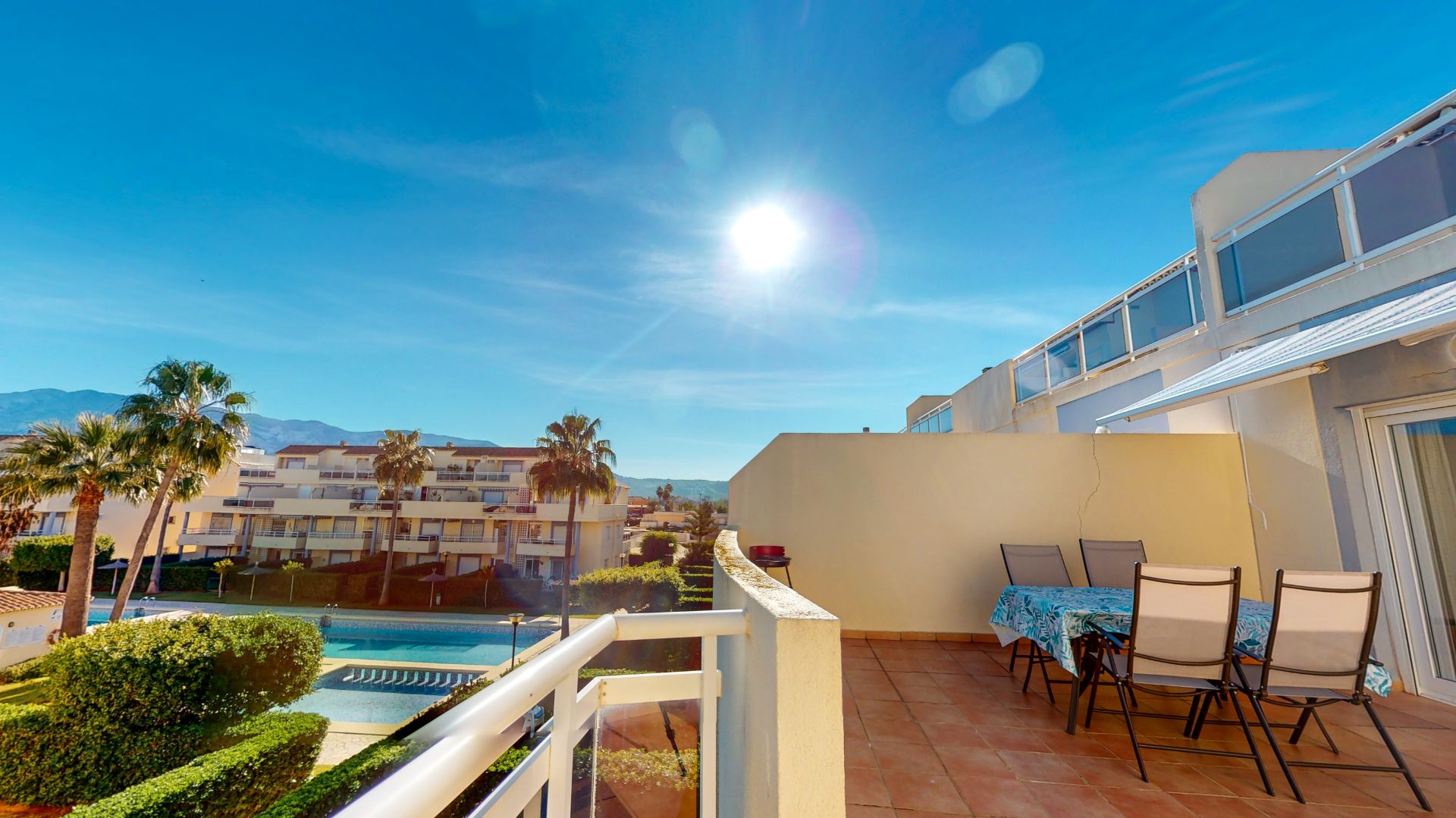 Terrace of Duplex to rent in Dénia  with Air Conditioner, Heating and Terrace