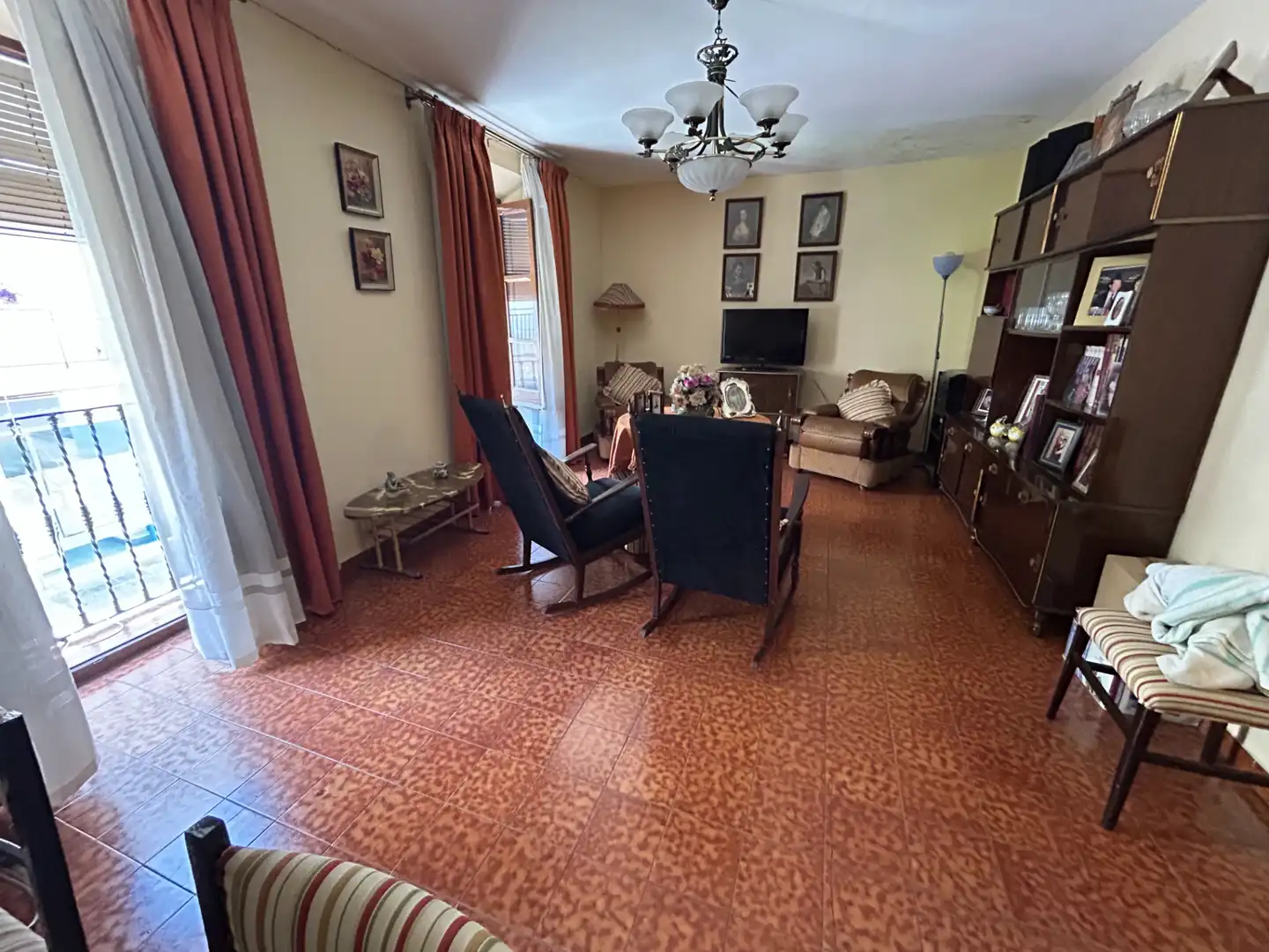 Living room of Houses for sale in Andújar  with Furnished and Balcony