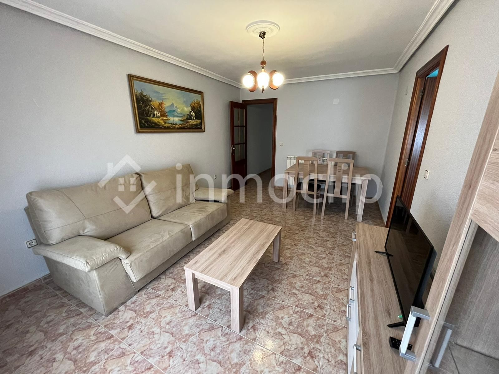 Sala d'estar de Pis de lloguer en Salamanca Capital amb Calefacció i Moblat