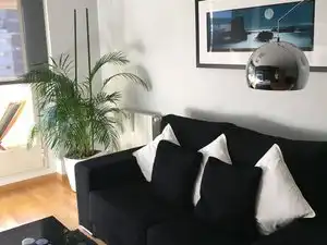 Wohnzimmer von Wohnung zum Verkauf in Madrid mit Klimaanlage, Heizung und Privatgarten