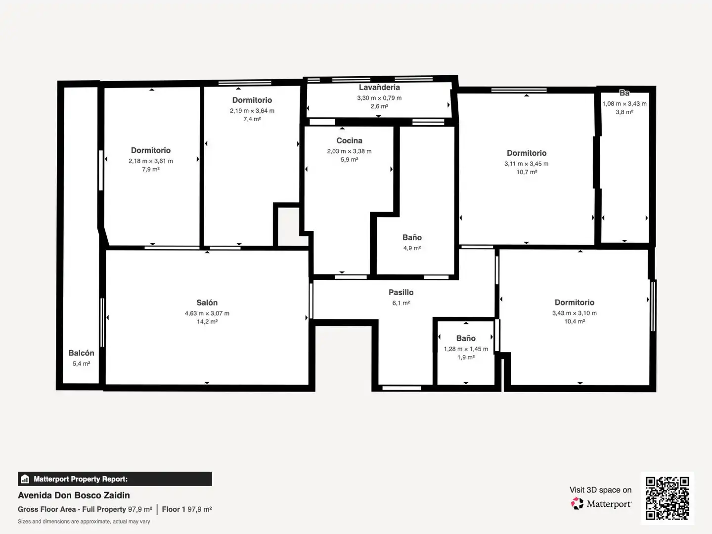 Flat for sale in Granada  with Air Conditioner and Balcony