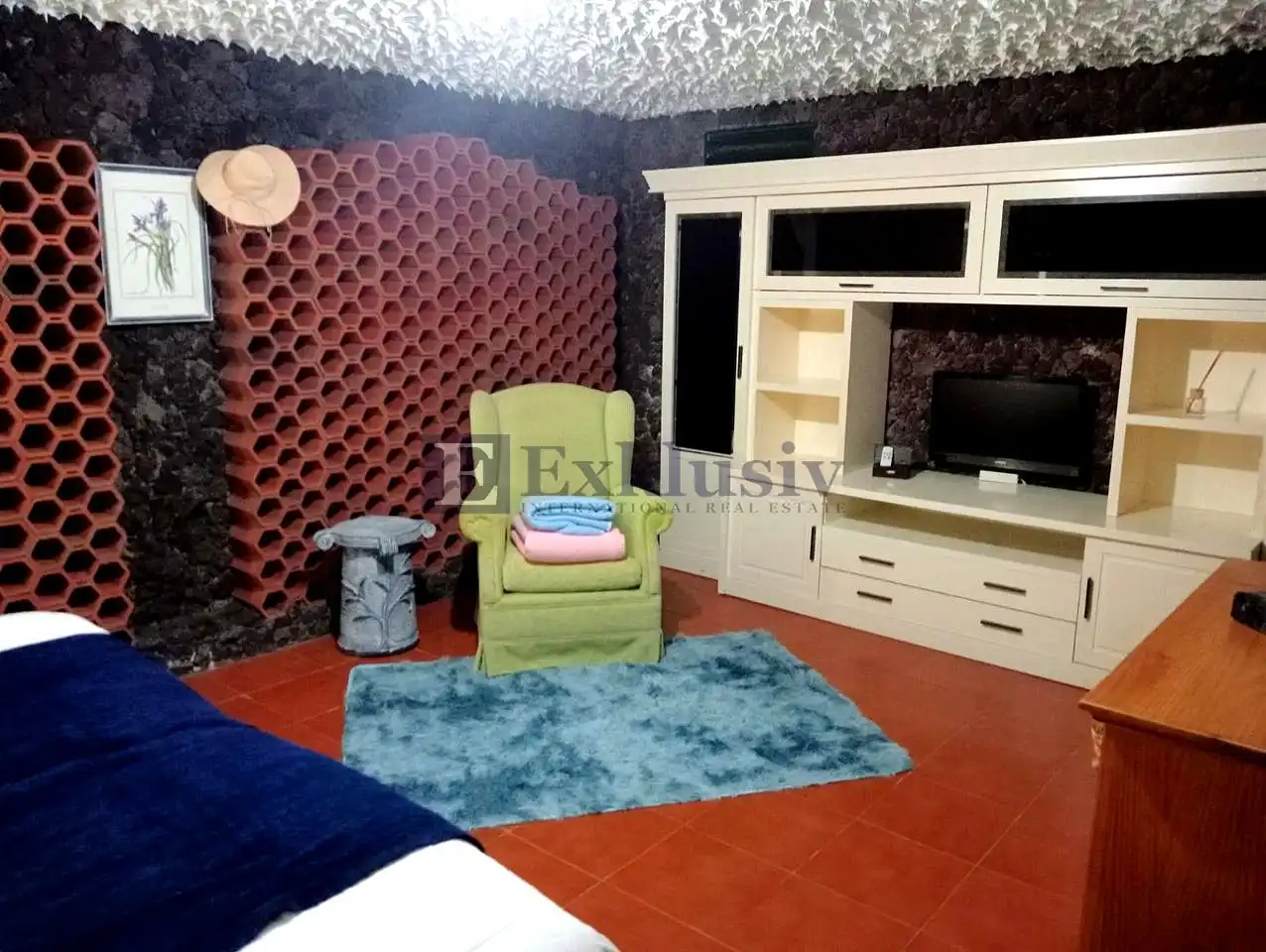 Schlafzimmer von Erdgeschoss zur Miete in Arafo mit Klimaanlage, Terrasse und Möbliert