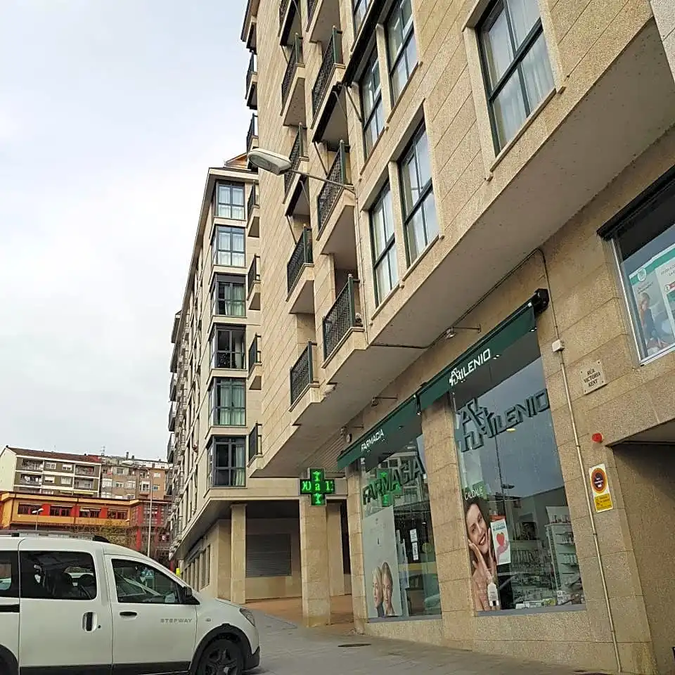 Exterior view of Flat for rent in Ourense Capital   with Heating, Parquet flooring and Terrace