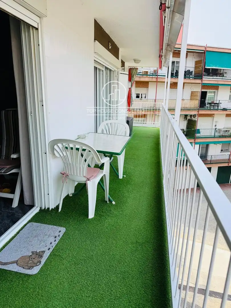 Terrasse von Wohnung zum Verkauf in Sant Andreu de Llavaneres mit Heizung, Terrasse und Schwimmbad