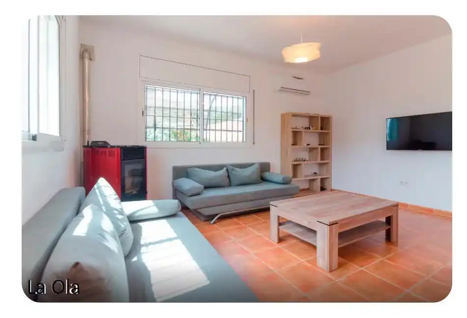 Sala d'estar de Casa o xalet en venda en Vidreres amb Aire condicionat, Jardí privat i Terrassa