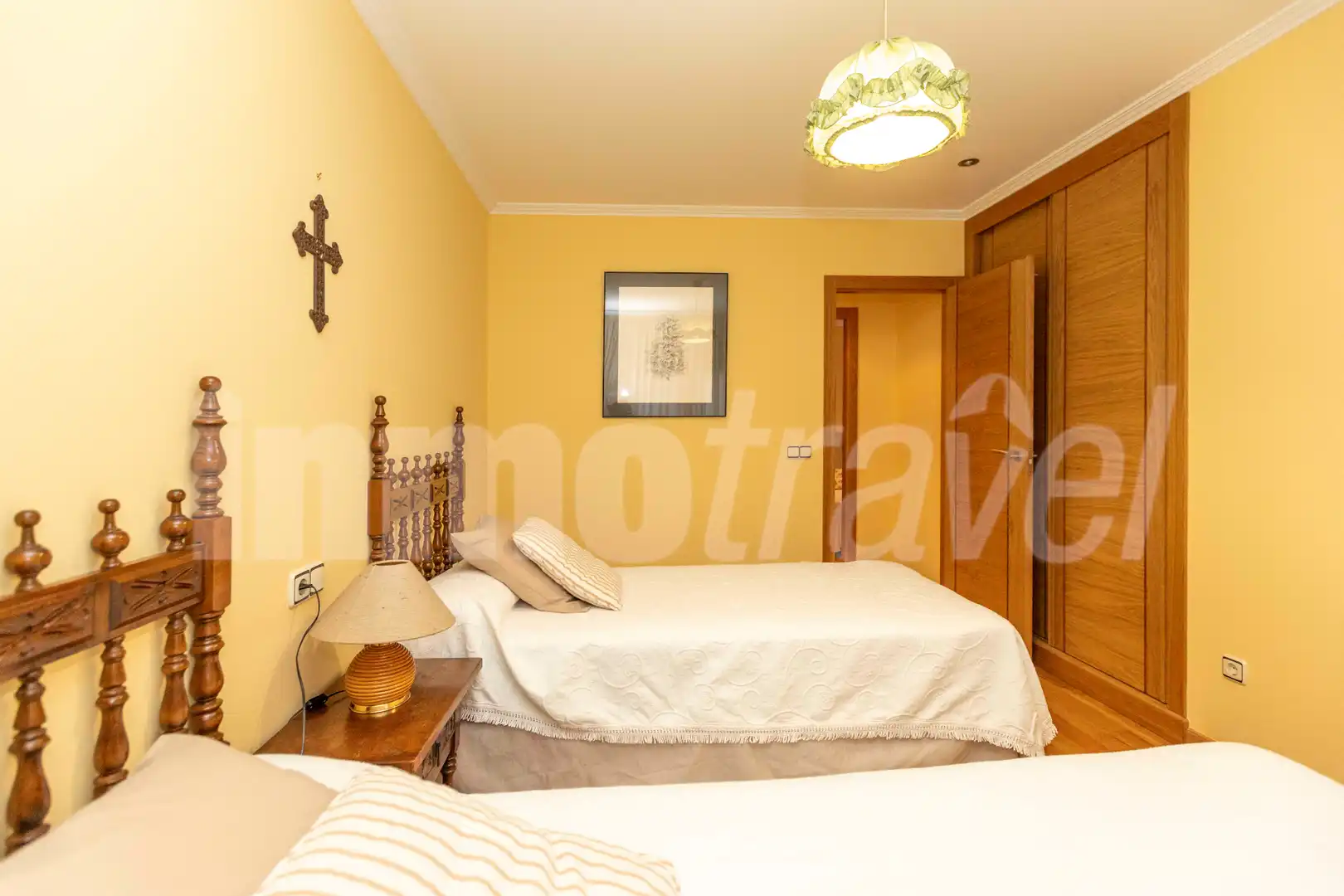 Dormitori de Apartament en venda en Sanxenxo amb Aire condicionat, Parquet i Terrassa
