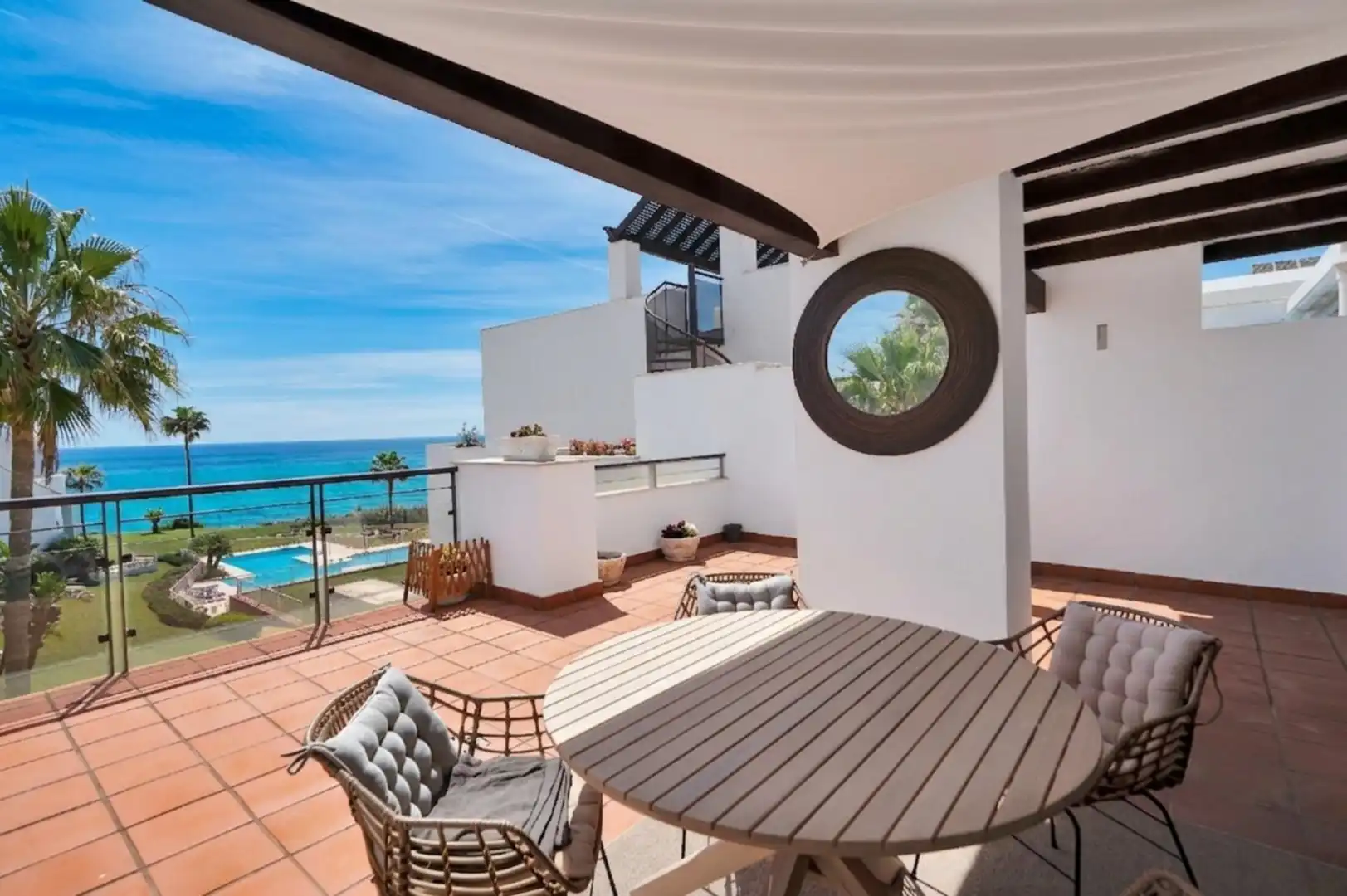 Terrace of Attic for sale in Casares  with Air Conditioner, Private garden and Furnished